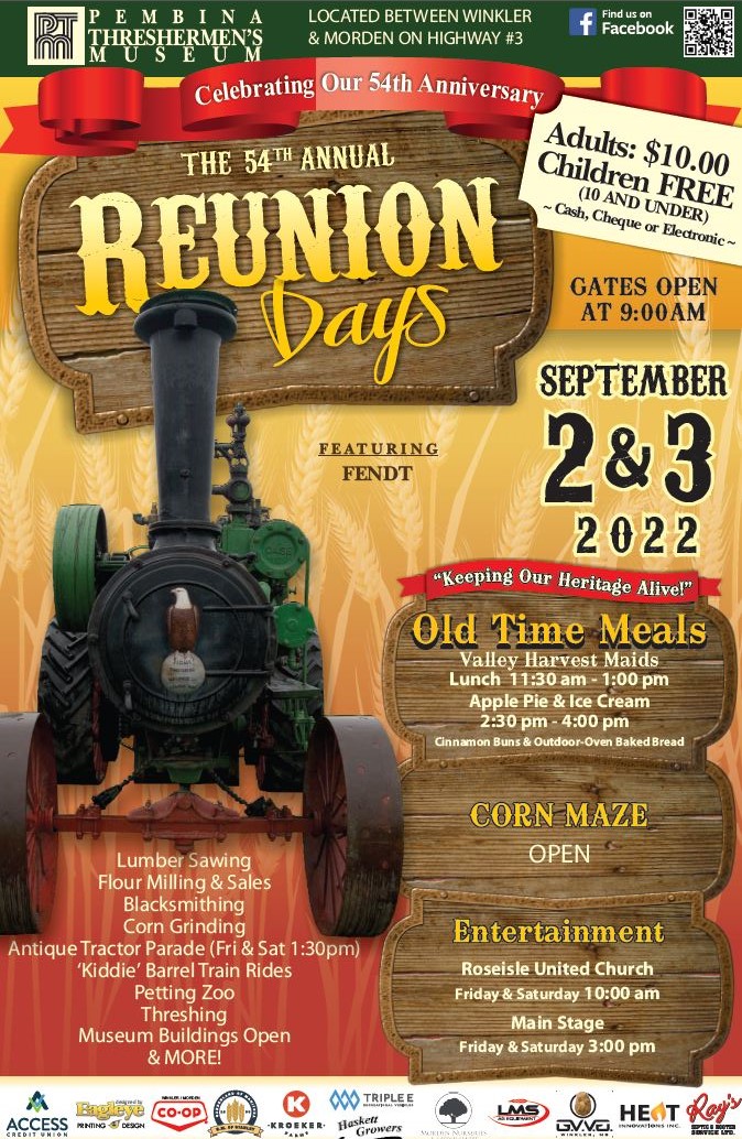 2022 Reunion Days Poster